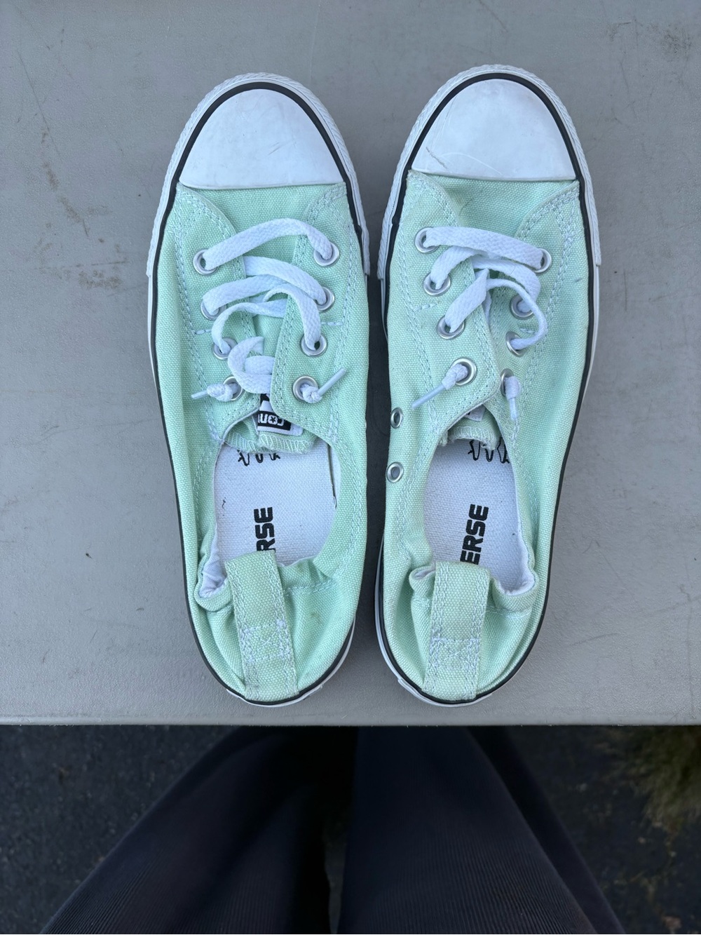 Converse Chuck Taylor All Star Low-Tops – Mint Green – Women’s 8
